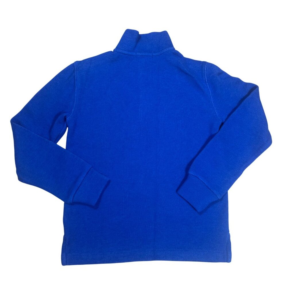 Polo Ralph Lauren Boys Blue Half Zip Sweater Pullover Size 7 - Picture 2 of 6